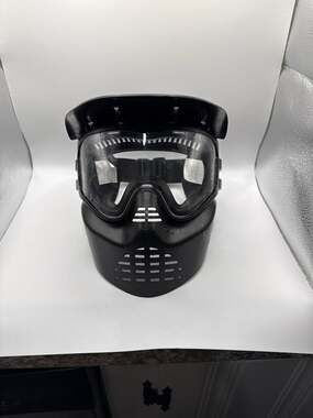 Gen X Global GXG XVSN Paintball Mask with Visor - Black One Size
